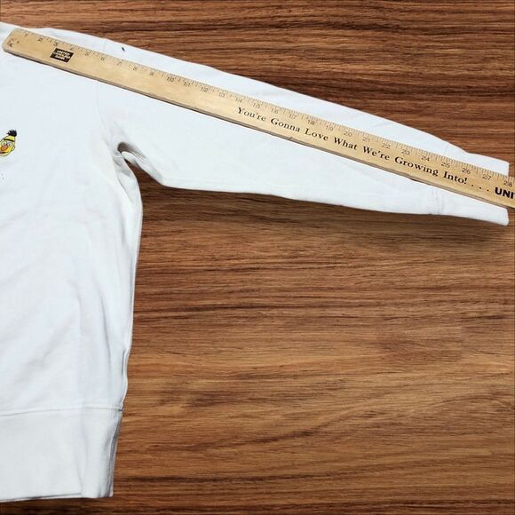 Uniqlo KAWS Sesame Street White Sweatshirt with Bert and Ernie. Sz. M - Picture 8 of 8
